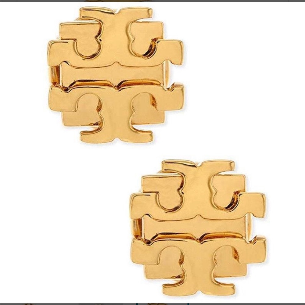Tory Burch T-Logo Studded Earrings